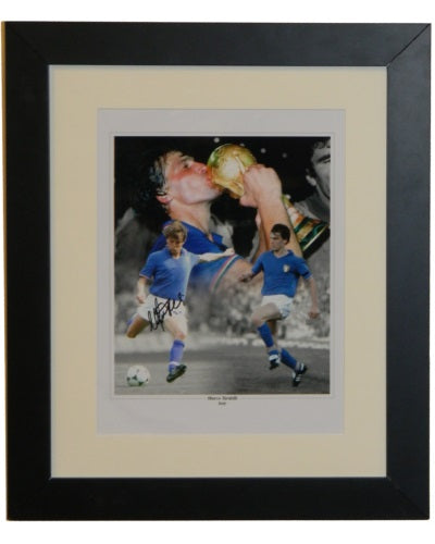 Marco Tardelli Signed Autographed 11x14 Framed Team Italy