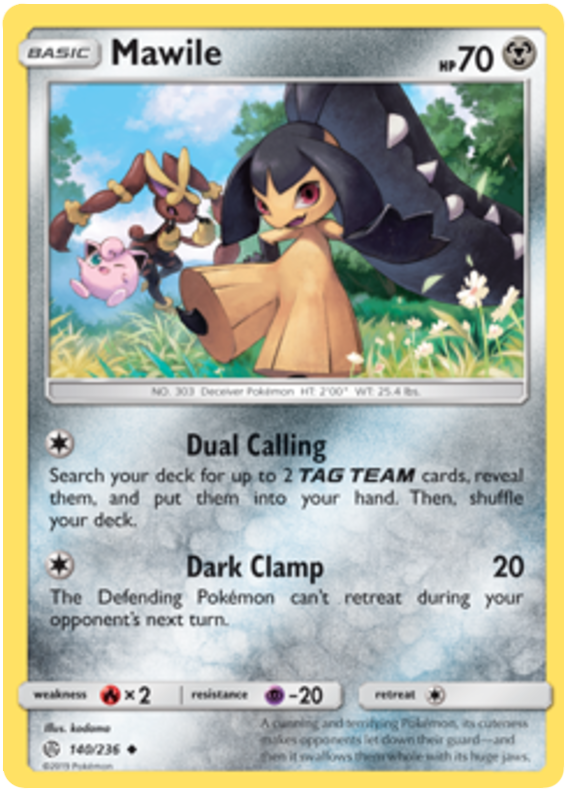 Sun and Moon Cosmic Eclipse 140  Mawile