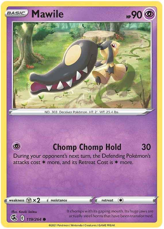 Sword and Shield Fusion Strike 119  Mawile