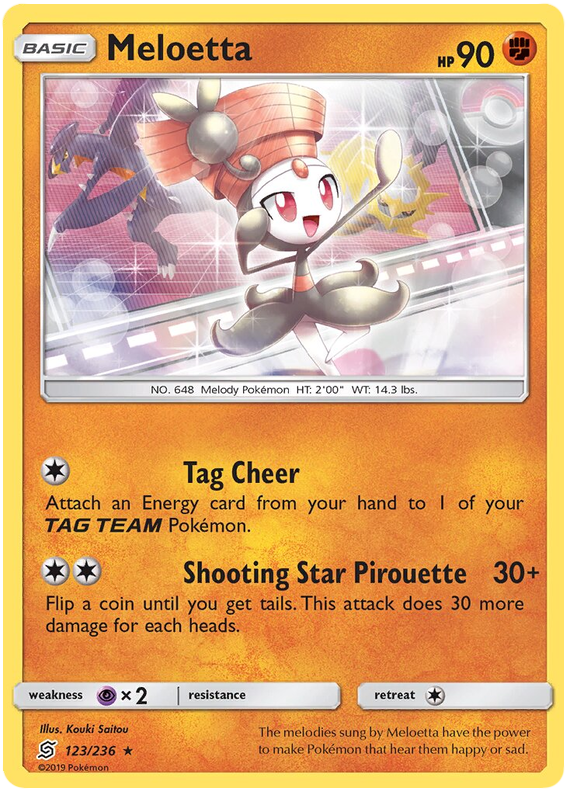 Sun and Moon Unified Minds 123  Meloetta