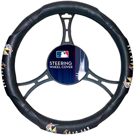 Miami Marlins Steering Wheel Cover