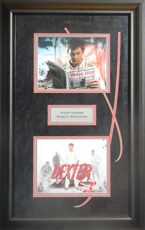 Michael C Hall in Dexter Autographed 8x10 Framed