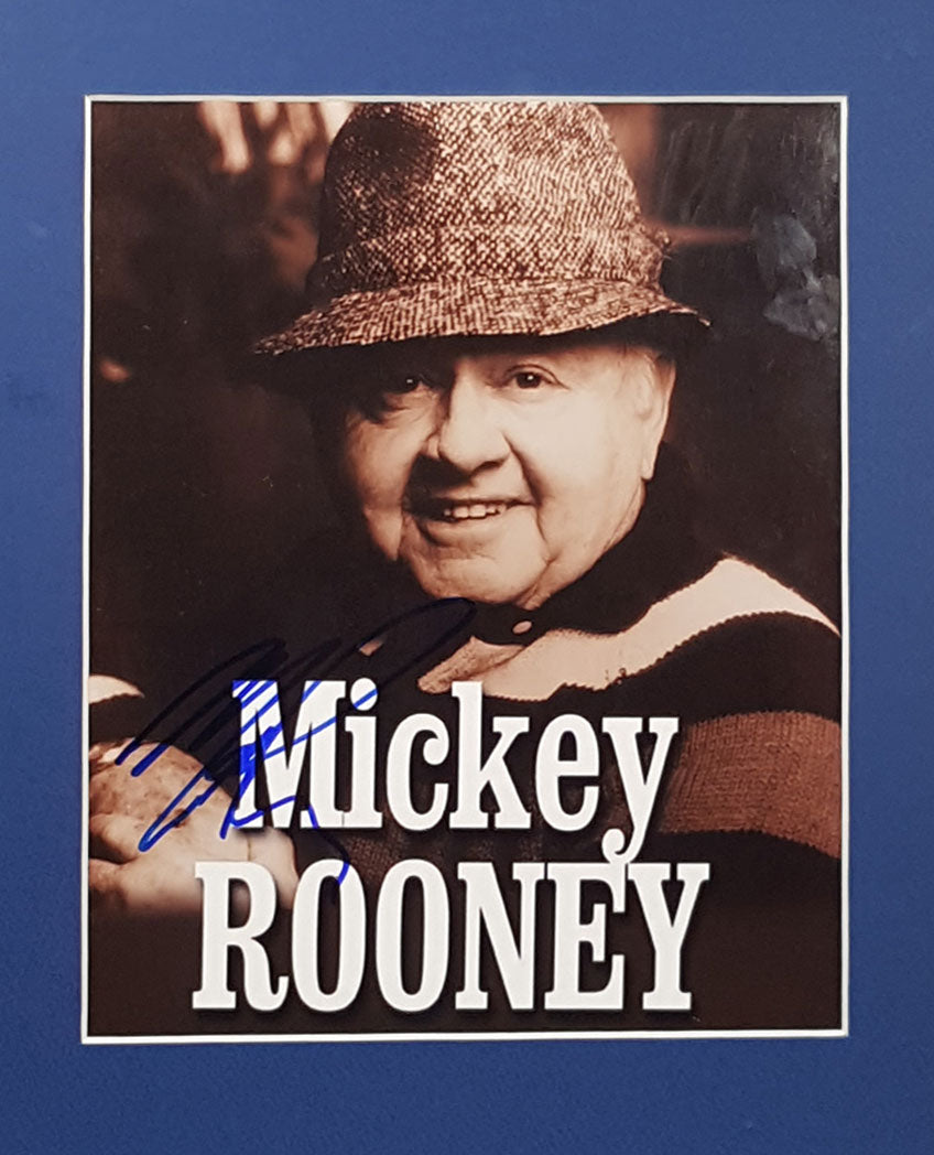 Mickey Rooney Signed Autographed 8x10