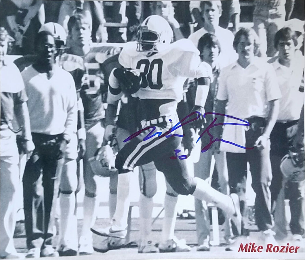 Mike Rozier  Signed Autographed 8x10