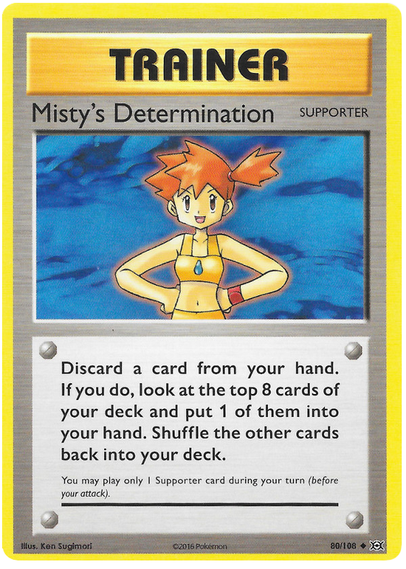 XY Evolutions 080  Misty's Determination