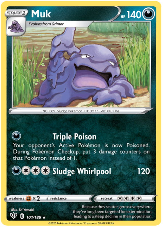 Sword and Shield Darkness Ablaze 101  Muk