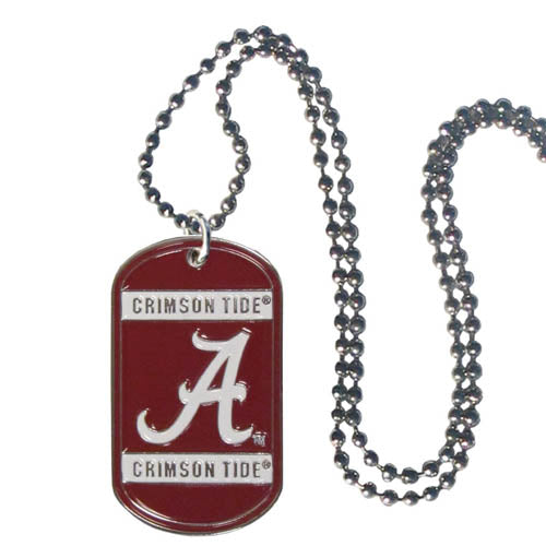 Alabama Crimson Tide Dog Tags Necklace