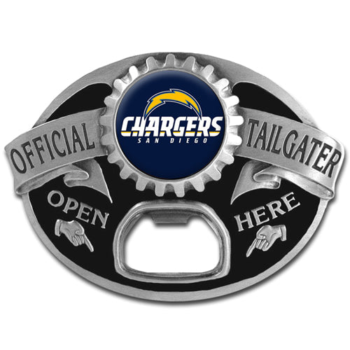 Los Angeles Chargers Tailgater Belt Buckle Bottle Opener