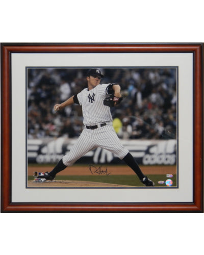 Phil Hughes Framed Signed Autographed 16x20