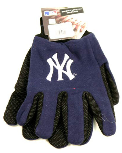 New York Yankees Work Gloves - Blue