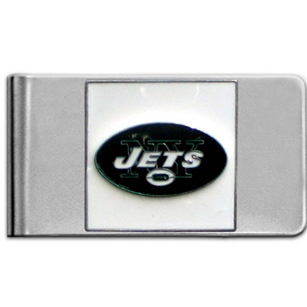 New York Jets Stainless Steel Money Clip