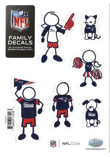 New England Patriots Family Decal - Small