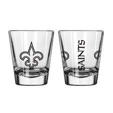 New Orleans Saints Gameday Shot Glasses 2oz. 2-Pack