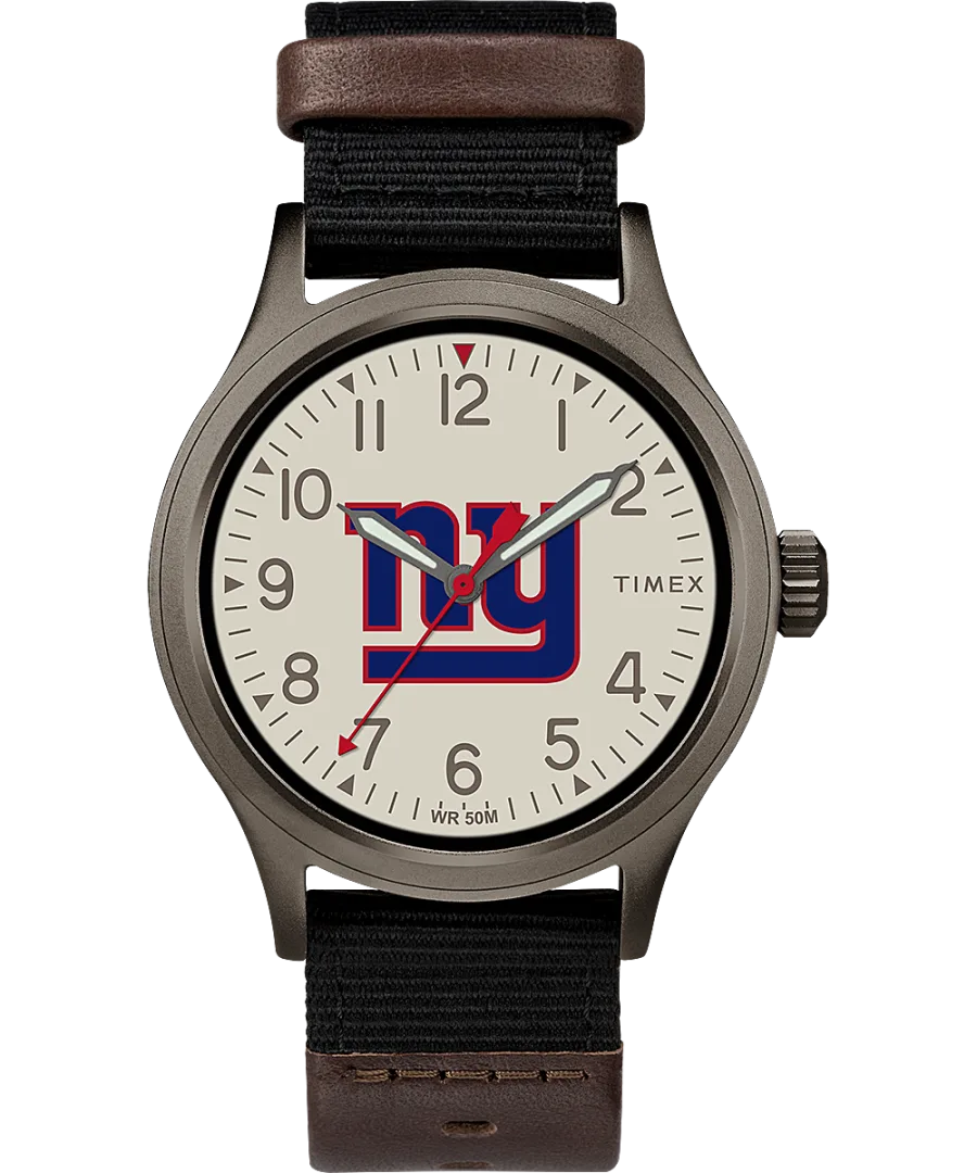 New York Giants Clutch Collection Men's Timex Watch