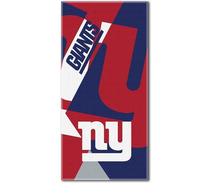 New York Giants Puzzle Oversized Absorbent Beach Towel 34