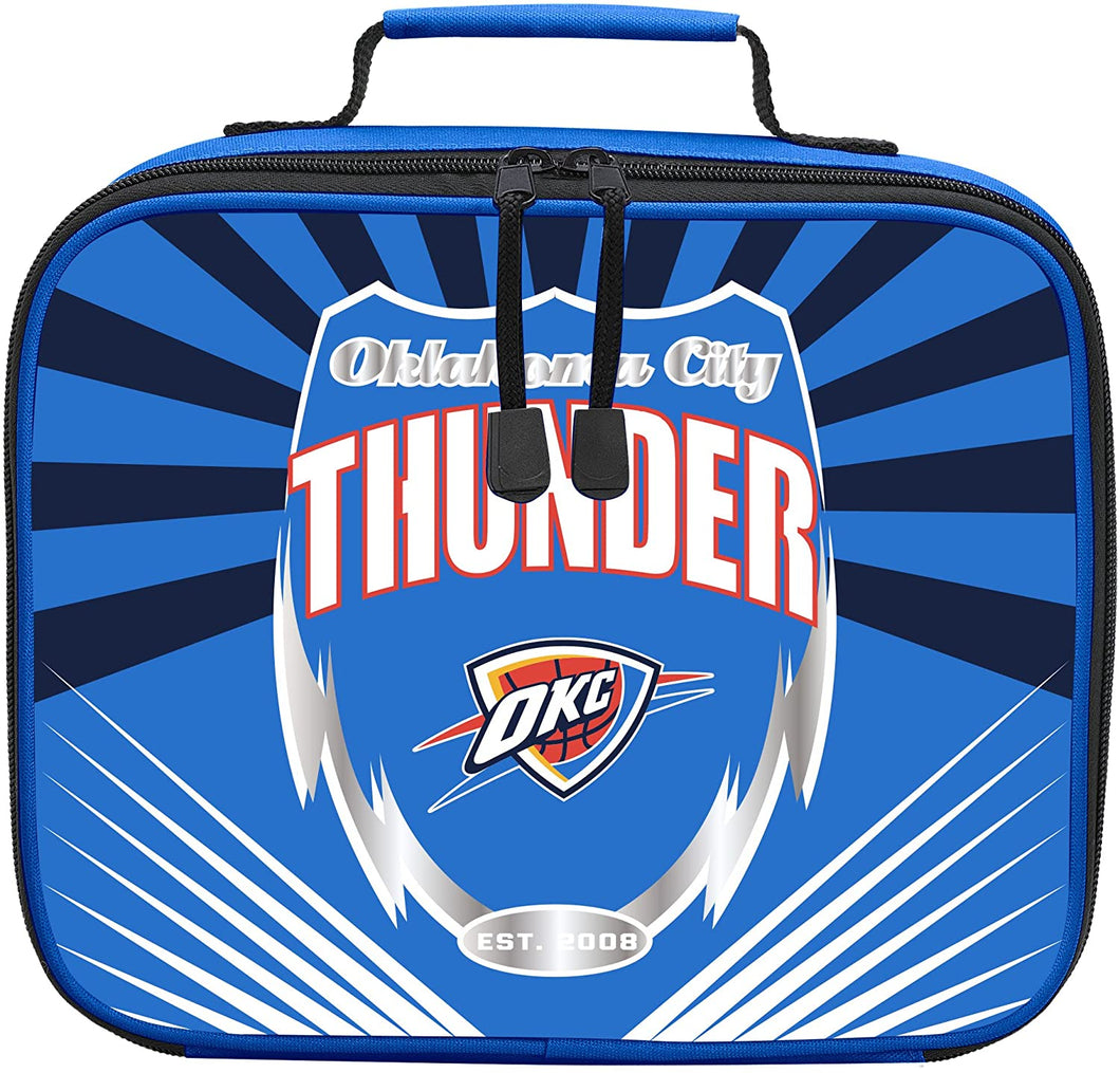 Oklahoma City Thunders Lightning Insulated Lunch Bag