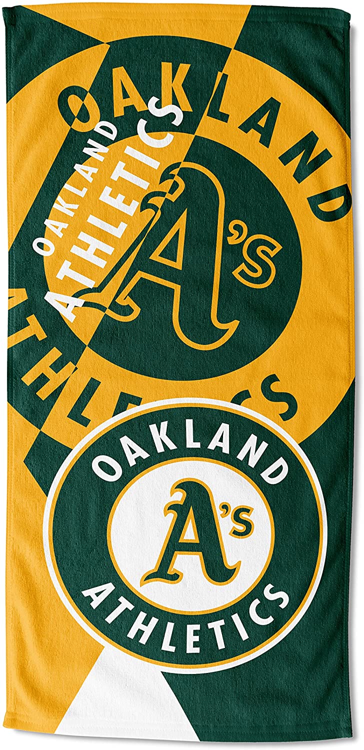 Oakland Athletics Puzzle Oversized Absorbent Beach Towel 34