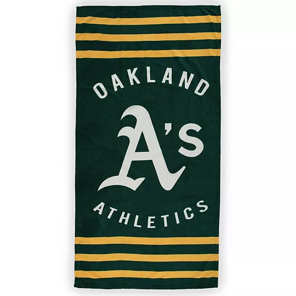 Oakland Athletics Stripes Beach Towel 30