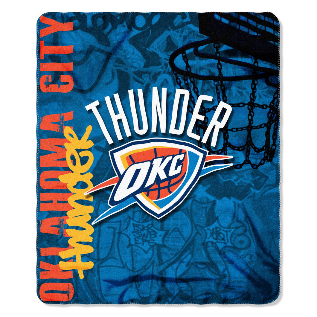 Oklahoma City Thunder Hard Knocks Fleece Blanket