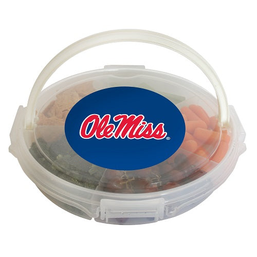Mississippi Ole Miss Rebels Food Caddy with Lid