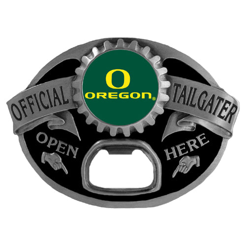 Oregon Ducks Tailgater Belt Buckle Bottle Opener