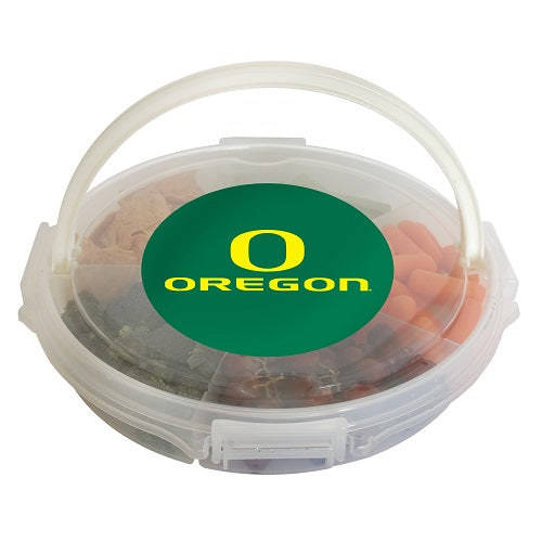 Oregon Ducks Food Caddy with Lid