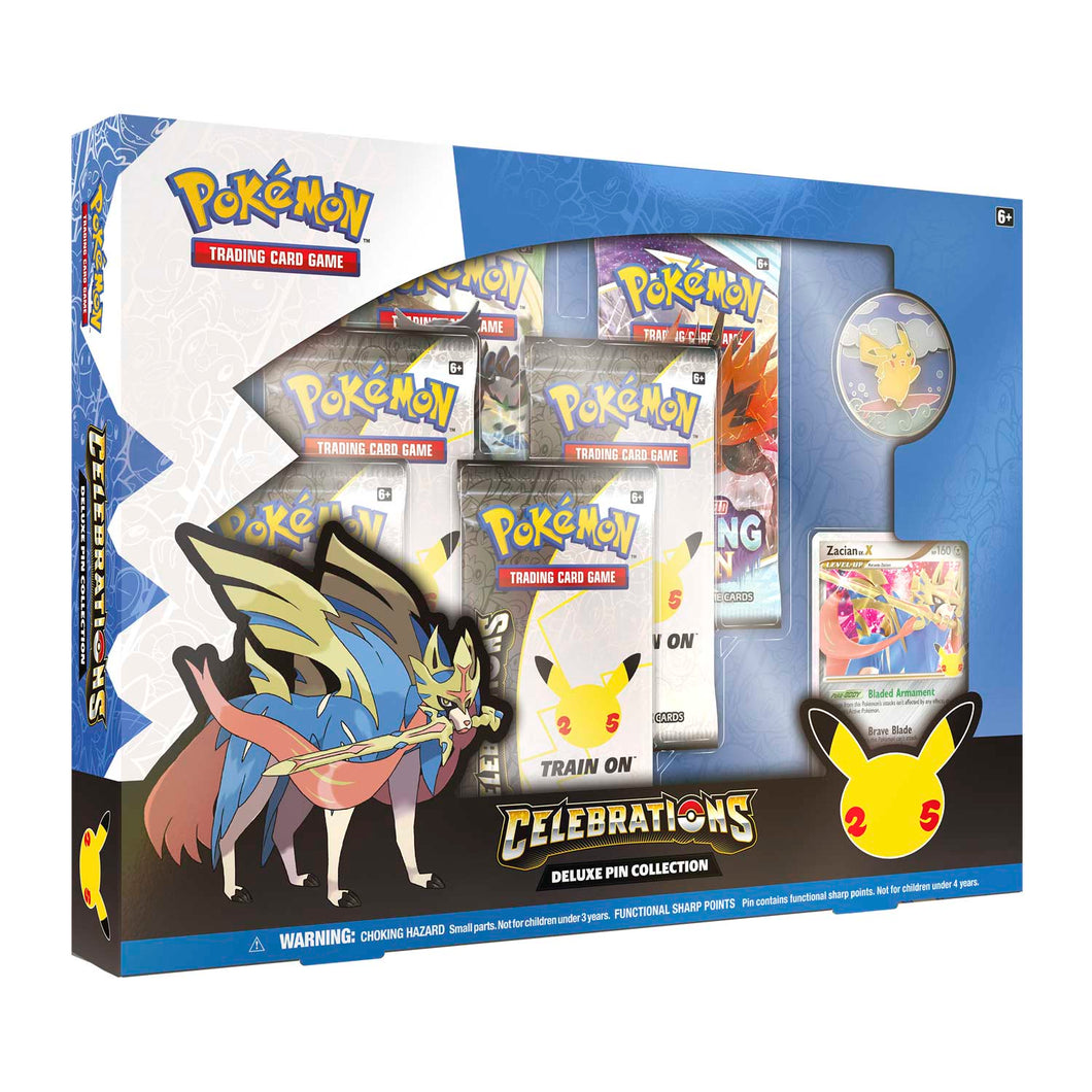 Pokémon TCG Celebration Deluxe Pin collection