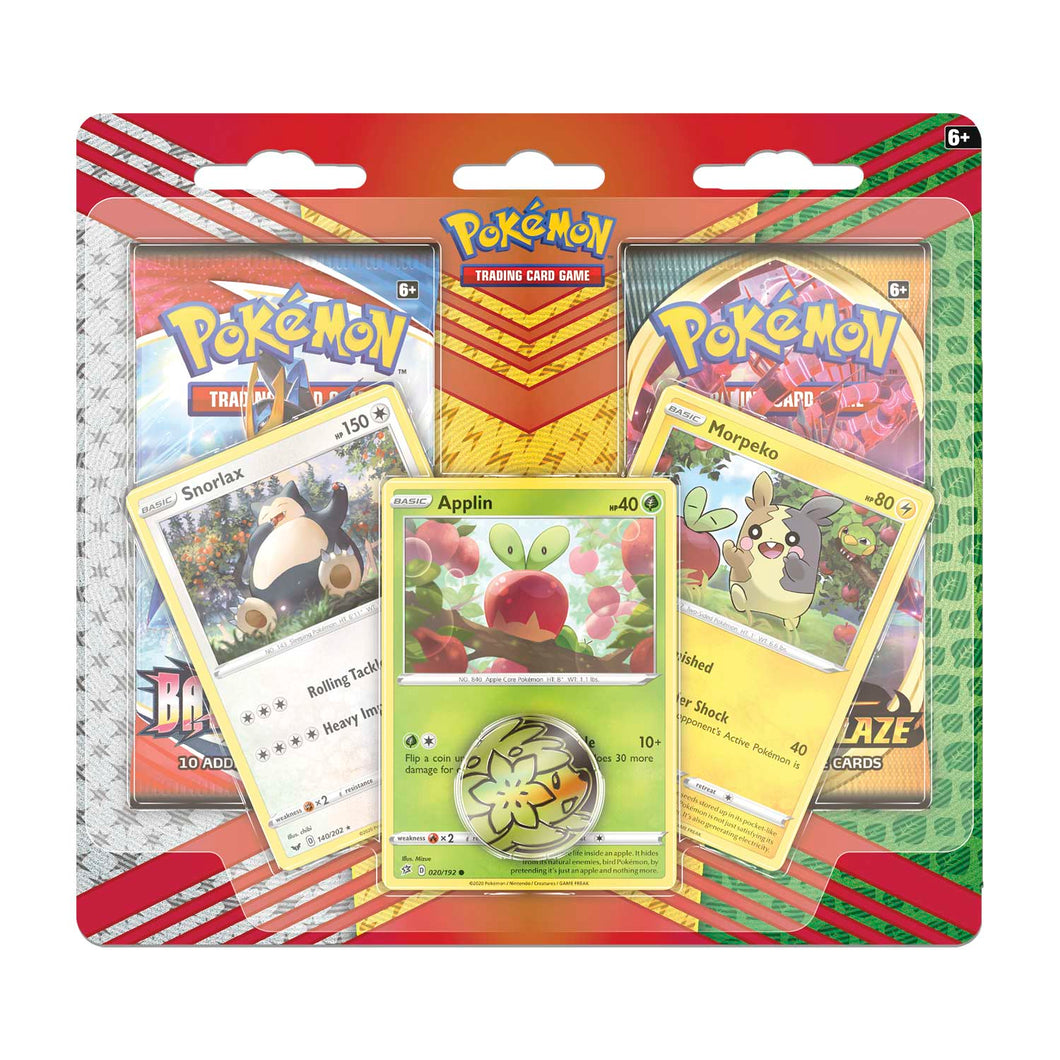 Pokémon TCG Snorlax & Friends Morpeko Applin Cards With 2 Booster Packs