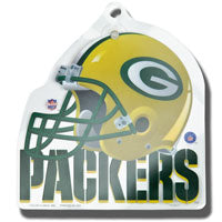 Green Bay Packers Window Decal with Suction Cup