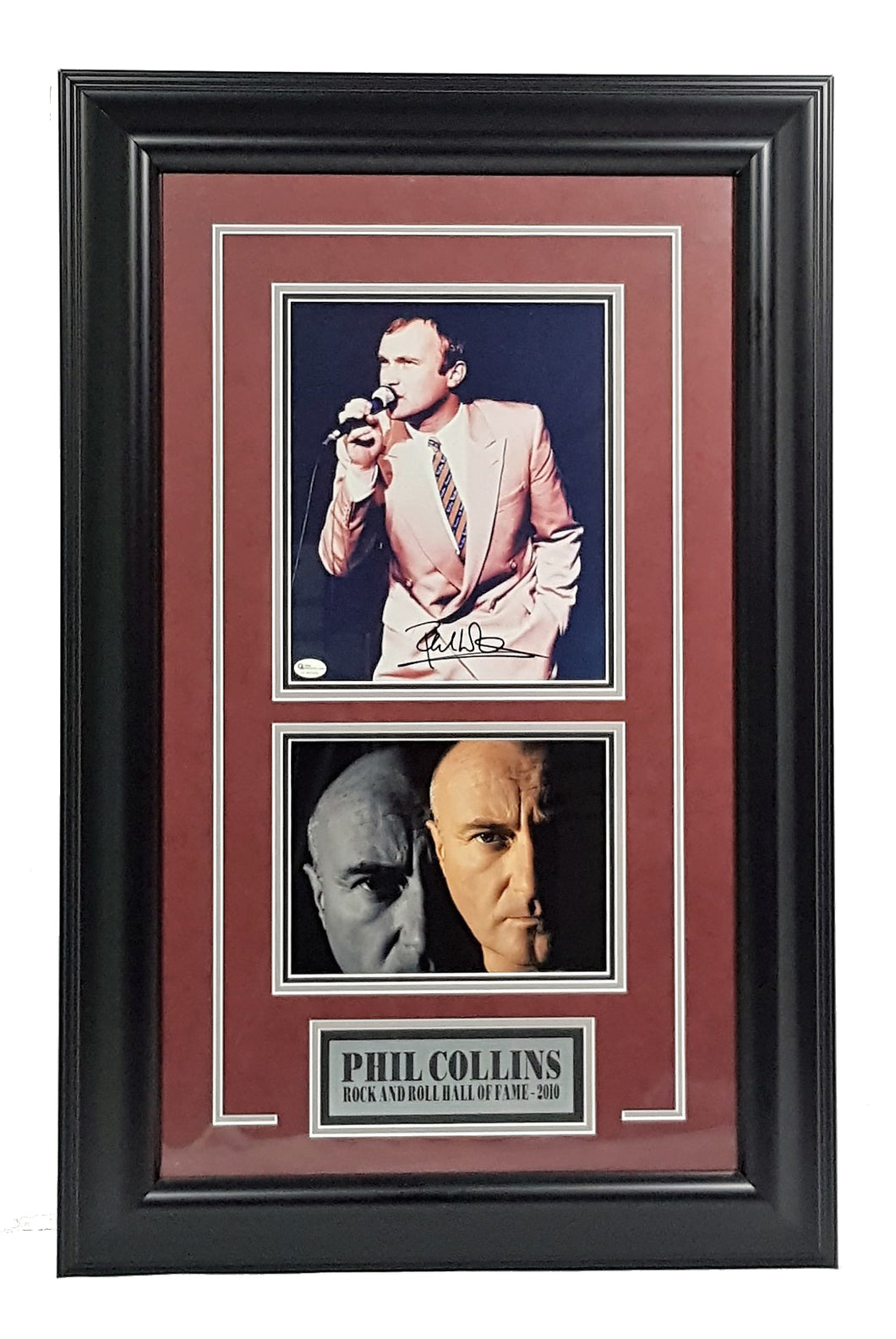 Phil Collins Autographed 8x10 Framed