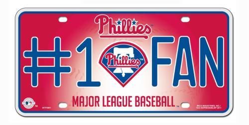 Philadelphia Phillies #1 Fan License Plate