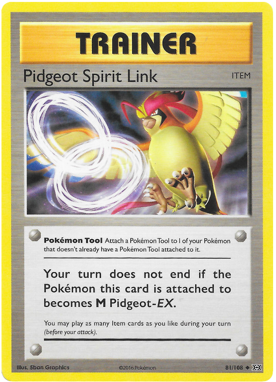 XY Evolutions 081  Pidgeot Spirit Link