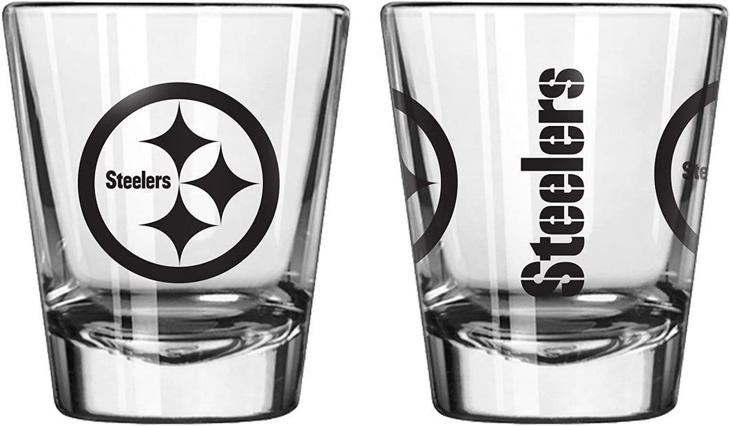 Pittsburgh Steelers Gameday Shot Glasses 2oz. 2-Pack
