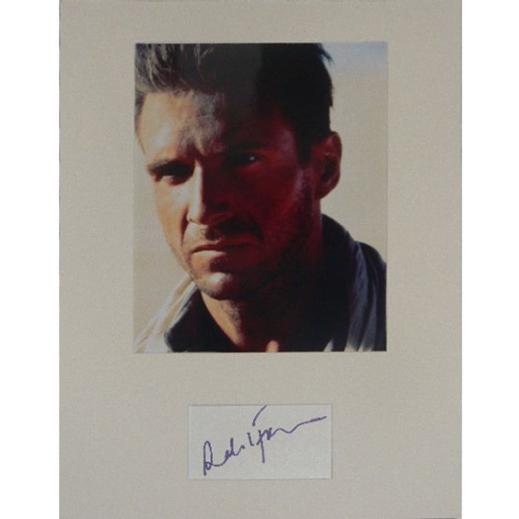 Ralph Fiennes Signed Autographed Cut with 8x10