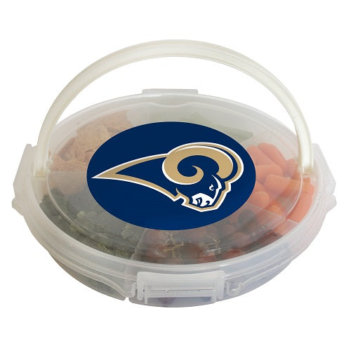 Los Angeles Rams Food Caddy with Lid