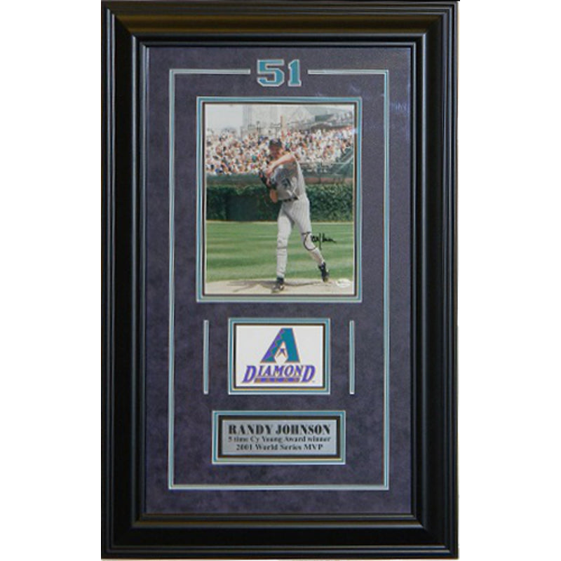 Randy Johnson Signed Autographed 8x10 Framed
