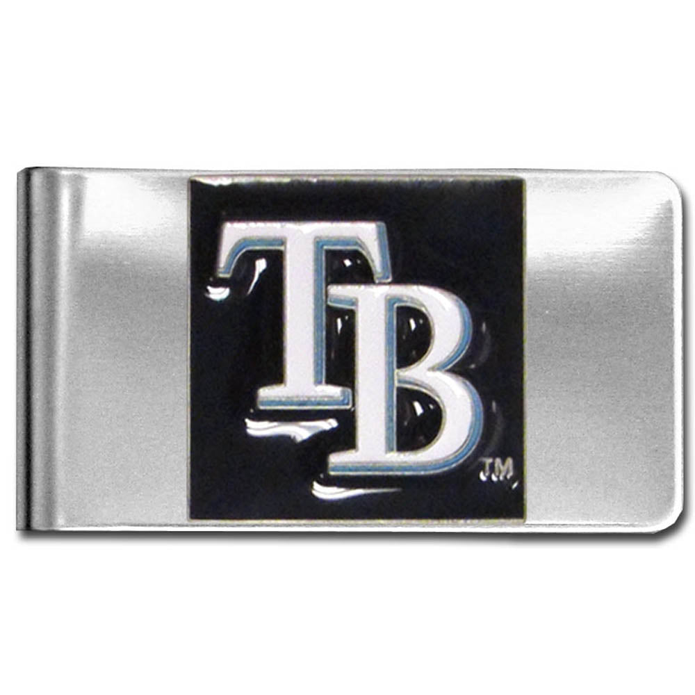 Tampa Bay Rays Stainless Steel Money Clip