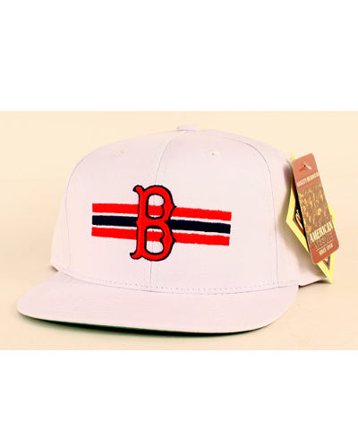 Boston Red Sox Hat Snapback - White - walk-of-famesports