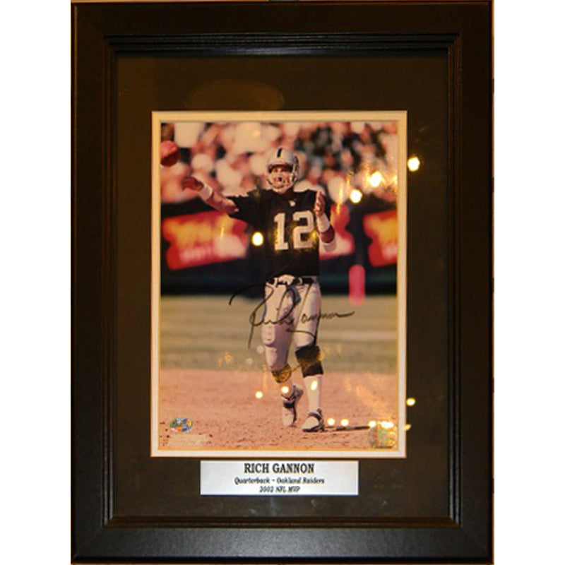 Rich Gannon Signed Autographed 8x10 Framed
