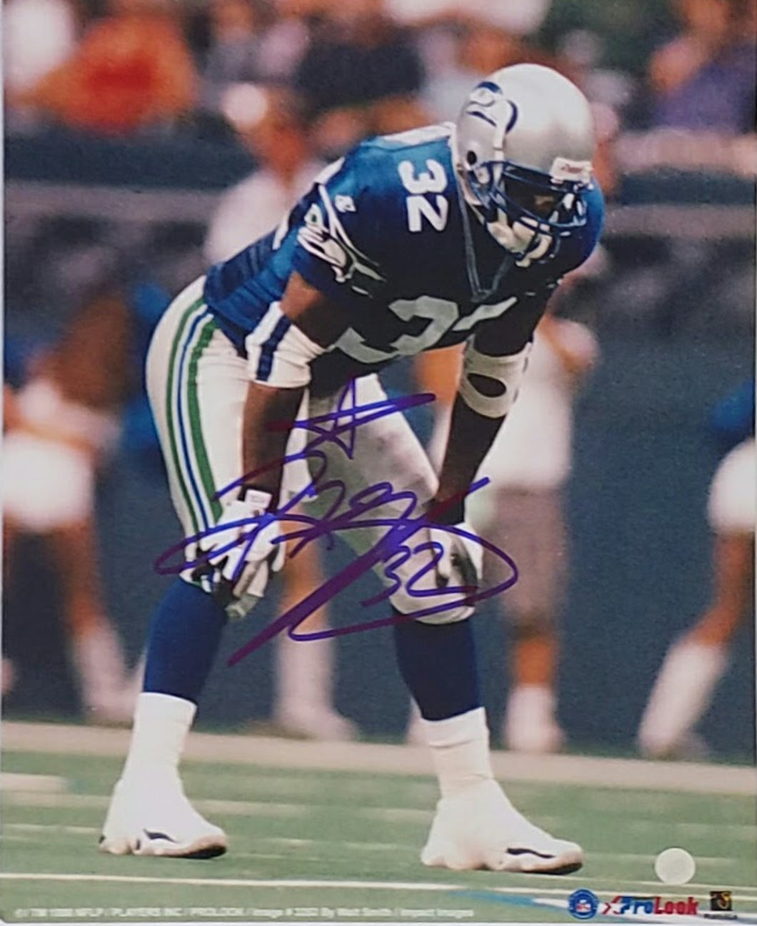 Ricky Watters  Signed Autographed 8x10