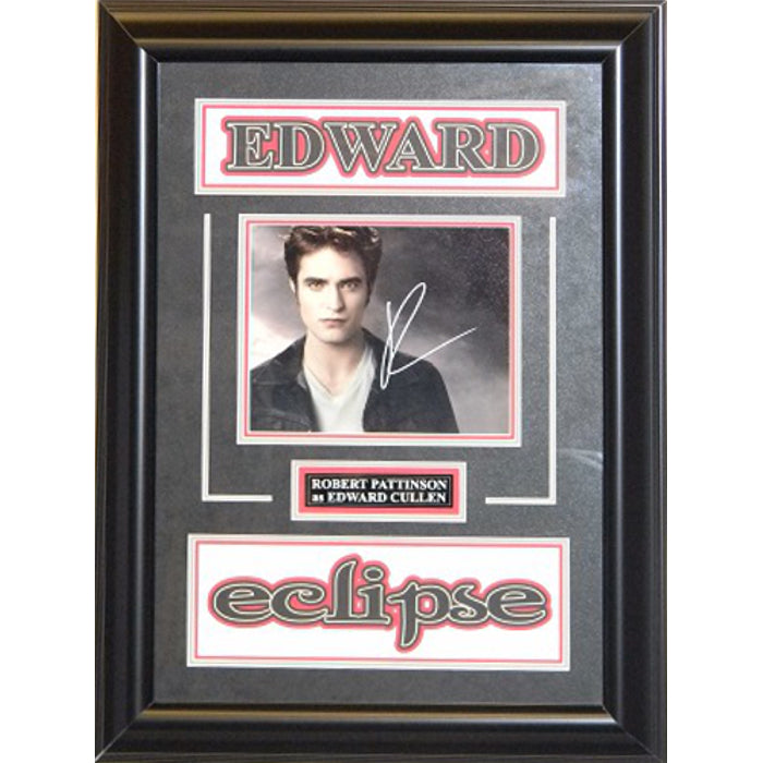 Robert Pattinson in Twilight Eclipse Autographed 8x10 Framed