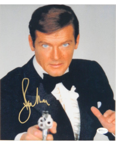 Roger Moore Bond Signed Autographed 8x10