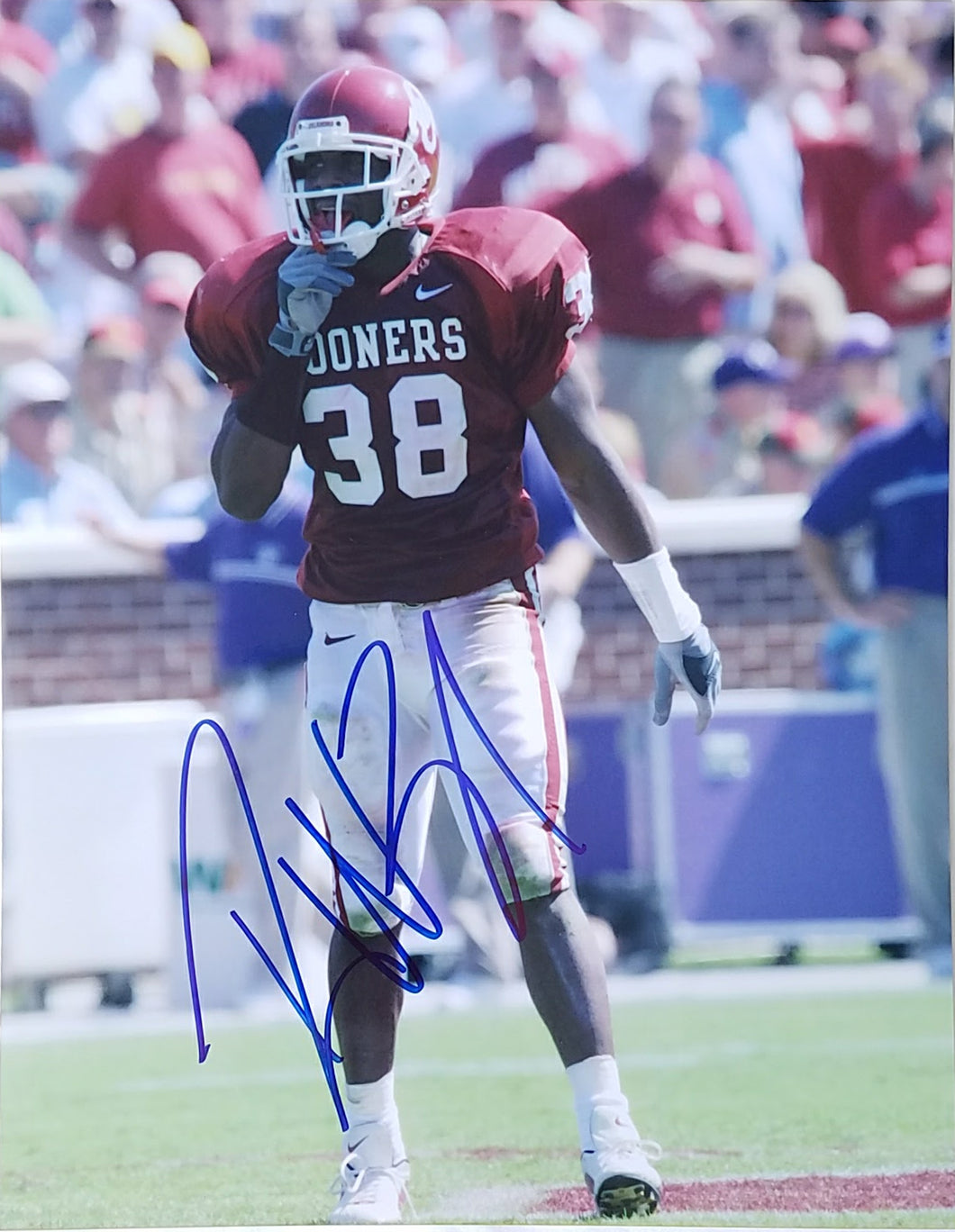 Roy Williams Sooners  Signed Autographed 8x10