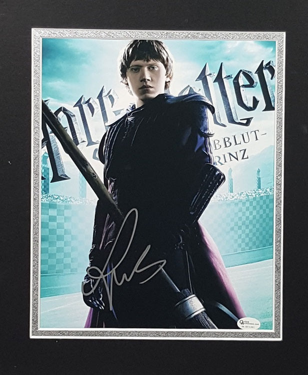 Rupert Grint Signed Autographed 8x10 in Harry Potter as Ronald Weasley