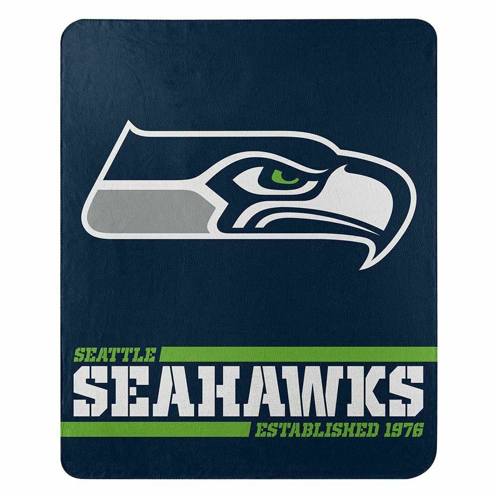 Seattle Seahawks NFL Split Wide Fleece Blanket 50