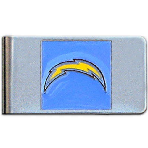 Los Angeles Chargers Stainless Steel Money Clip
