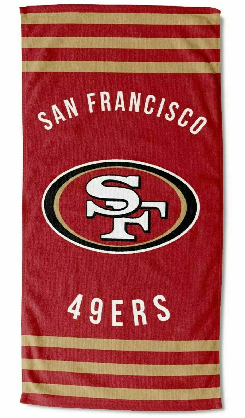 San Francisco 49ers Stripes Beach Towel 30