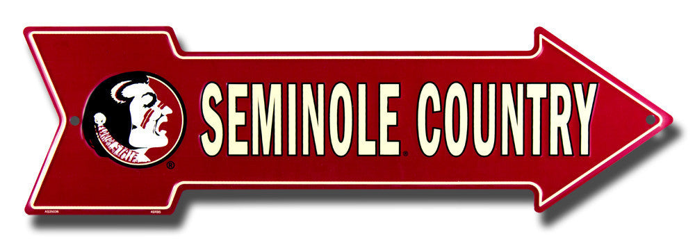 Florida State Seminoles Seminole Country Arrow Sign