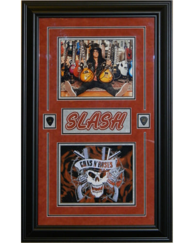 Slash Autographed 8x10 Framed | The Northwest Company | WOFSPORTS