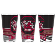 South Carolina Gamecocks Field Sublimated 16 Oz. Pint Glass